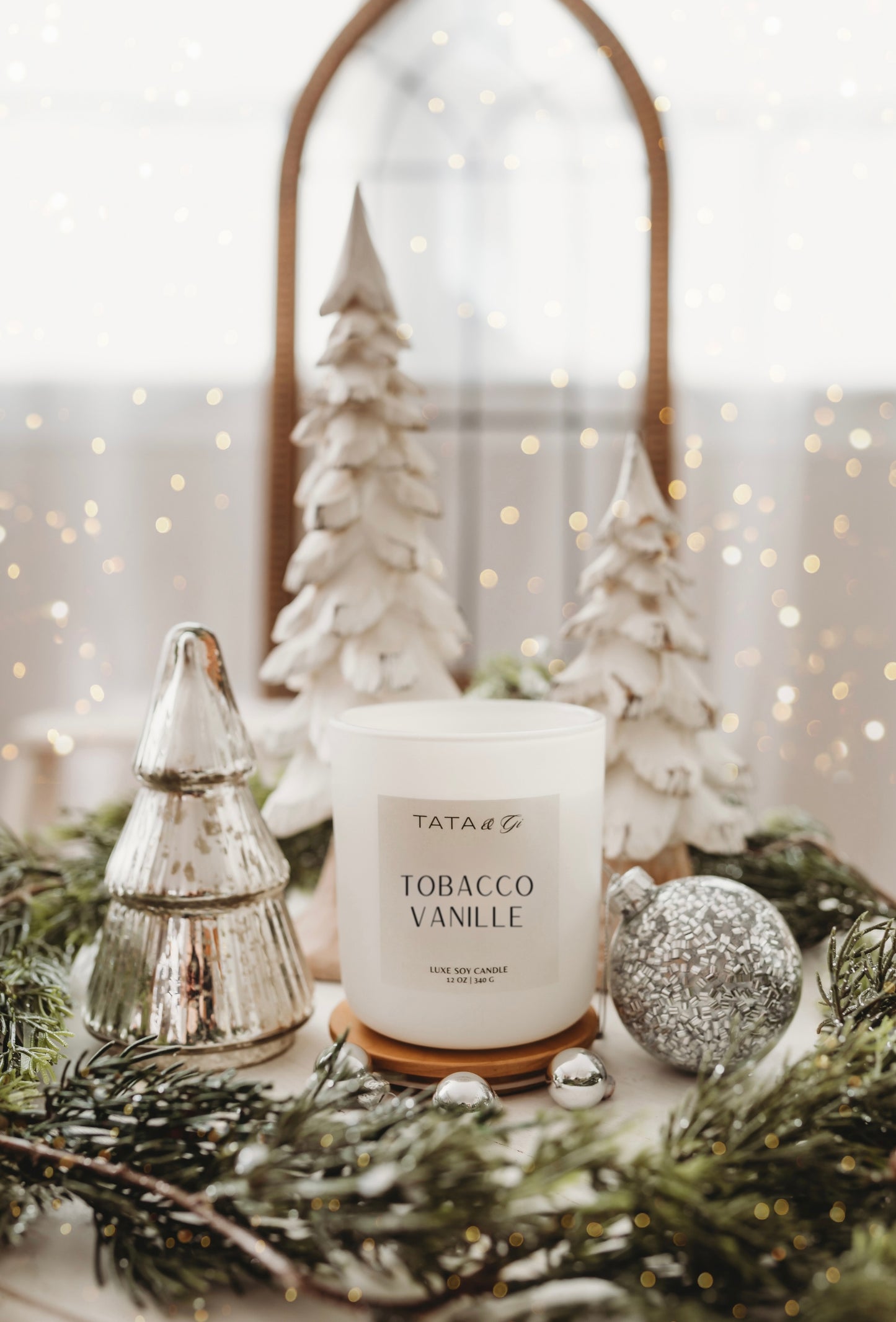 Tobacco Vanille Signature Alabaster Candle