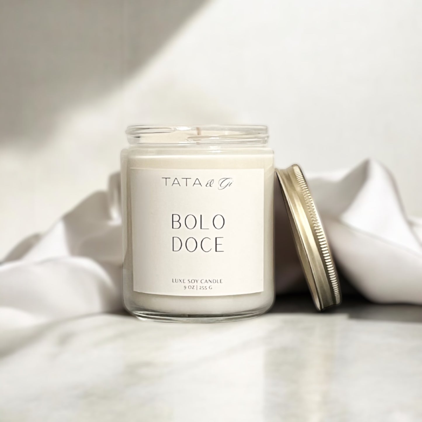 Bolo Doce Classic Clear Candle